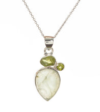 Peridot & Prehnite Pendant