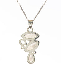 Rainbow Moonstone & Blue Topaz Pendant - BOBB36090+M&M37477