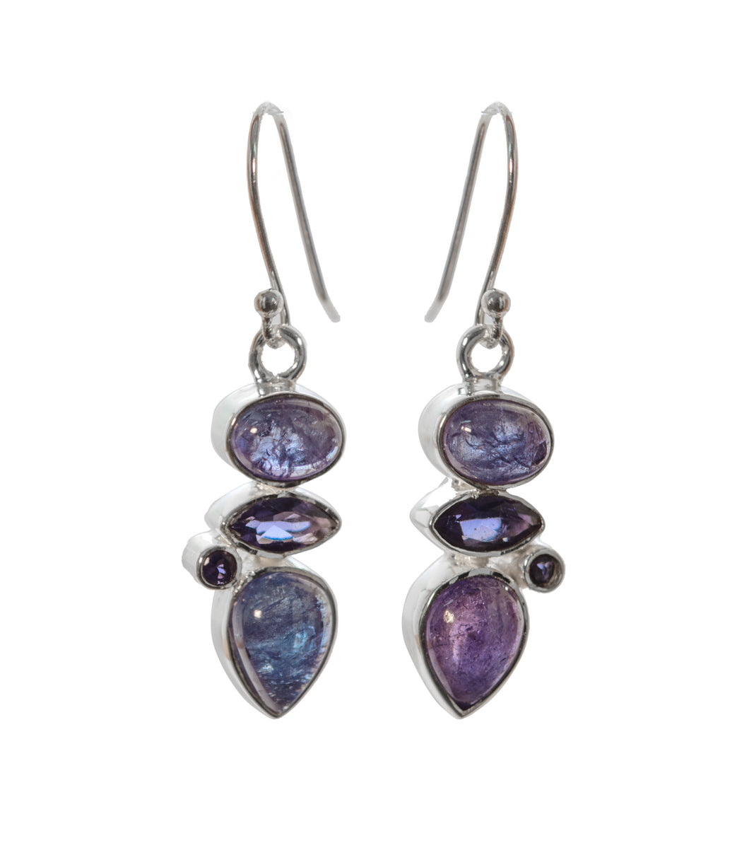 Tanzanite Earrings- BOBB36127