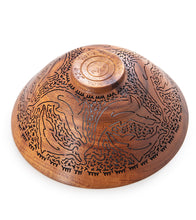 Pierced Koa Bowl "Dolphins" by Patrick and Peggy Bookey