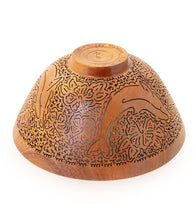 Pierced Koa Bowl "Dolphins" by Patrick and Peggy Bookey - BOOP37870