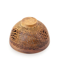 Pierced Koa Bowl "Honu" by Patrick and Peggy Bookey