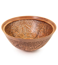 Pierced Koa Bowl "Hibiscus" by Patrick and Peggy Bookey