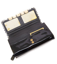 Irina White Panther Large Wallet