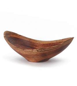 Natural Edge Carved Koa Bowl (Large) by Gene Buscher