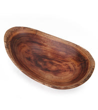 Natural Edge Carved Koa Bowl (Large) by Gene Buscher