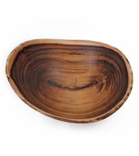 Natural Edge Carved Koa Bowl (Medium) by Gene Buscher