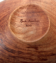 Natural Edge Carved Koa Bowl (Small) by Gene Buscher