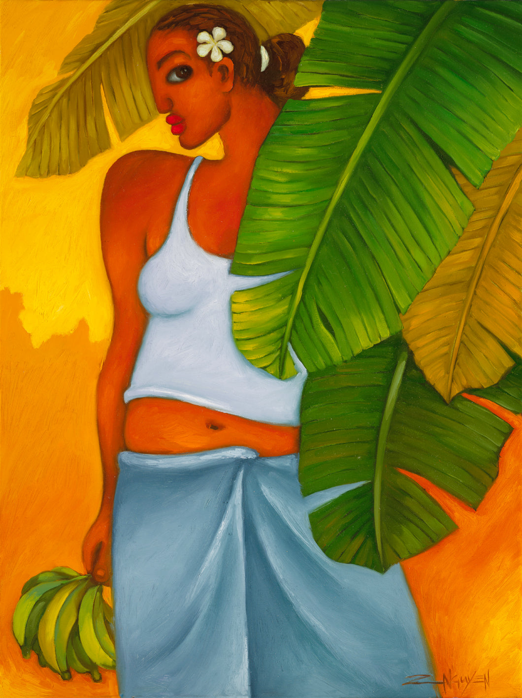 Picking Bananas ll by Tim Nguyen