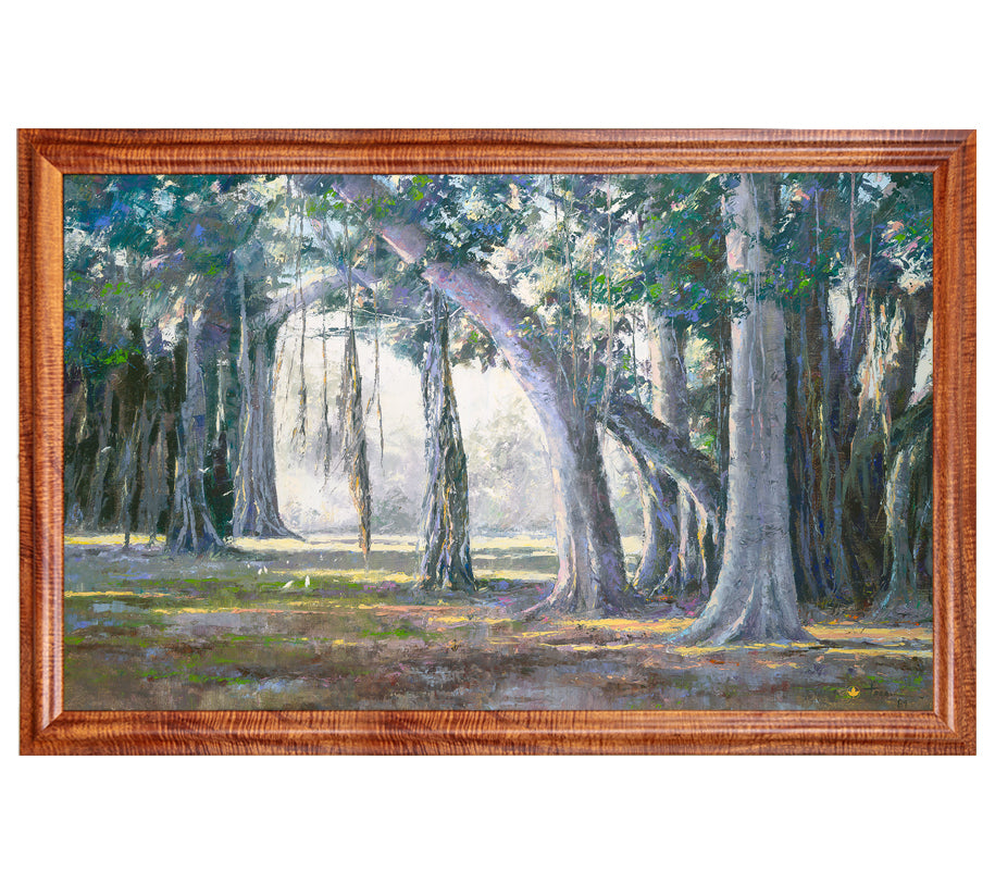 Banyan en el zoológico 1989 de Hiroshi Tagami