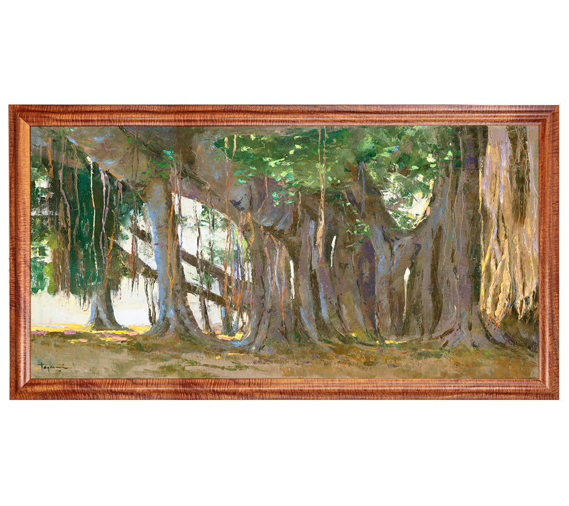 Banyan in the Zoo 1979 by Hiroshi Tagami