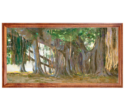 Banyan in the Zoo 1979 by Hiroshi Tagami