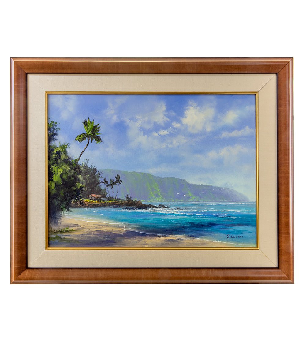 Pintura original: Retiro en casa de playa de George Eguchi