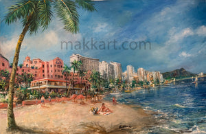 Original Painting: Beach Memories by Eva Makk