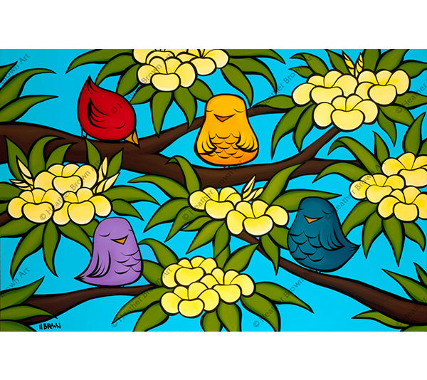 Pájaro 'Ohana' de Heather Brown - Edición limitada Giclée