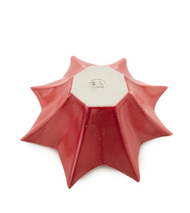 Medium Porcelain Star - Red