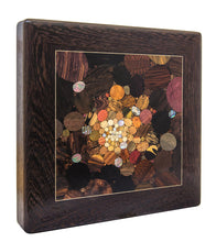 Wood Inlay Mural "Drifting Center" by Chris Cantwell