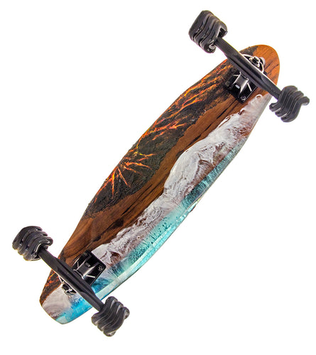 Koa-Resin Skateboard #005