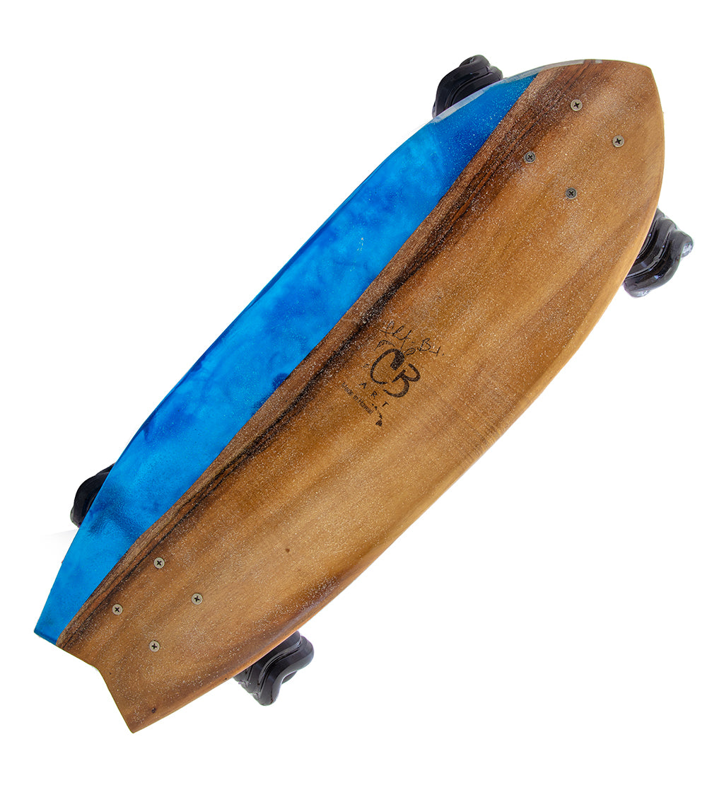 Koa-Resin Skateboard #009