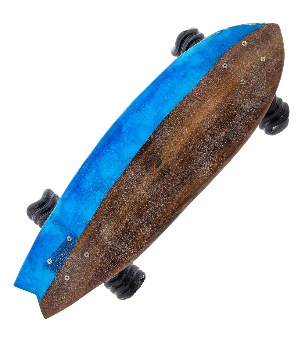Patineta de resina de koa n.° 008 