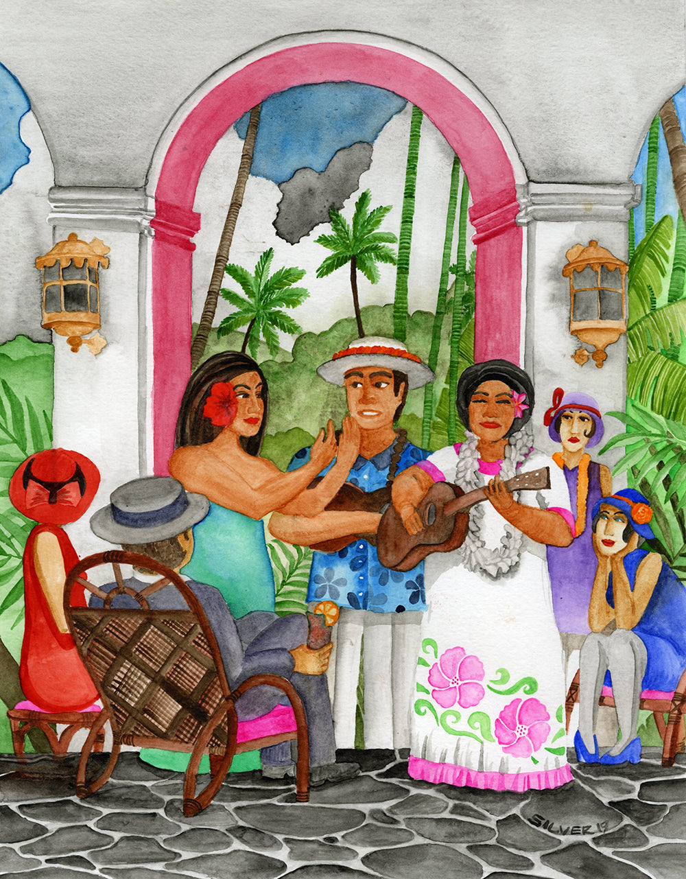 Royal Hula Dancer by Chase Silver