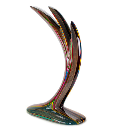 Wood Sculpture "3 Dolphin" by Rock Cross