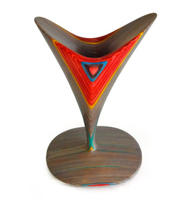 Wood Vessel "Chalise Vase" by Rock Cross