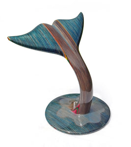 Wood Sculpture "Whale Tail" by Rock Cross