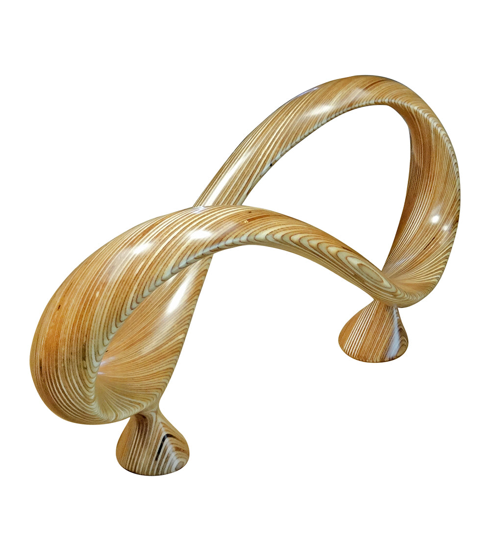 Infinity Wood Sculpture by Rock Cross