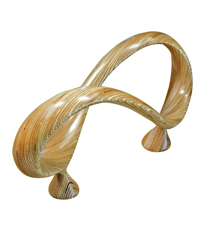 Infinity Wood Sculpture by Rock Cross