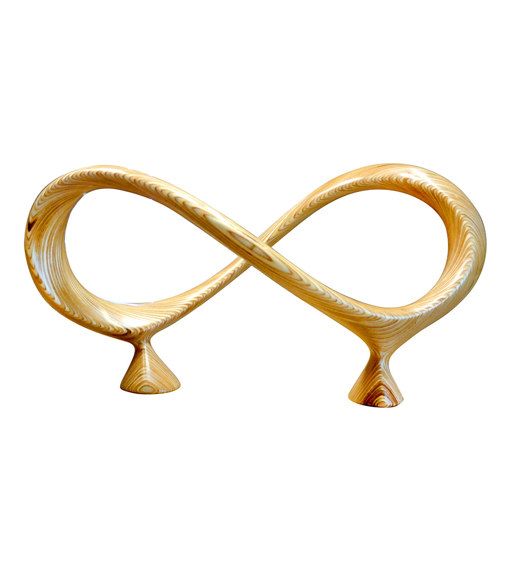 Infinity Wood Sculpture by Rock Cross