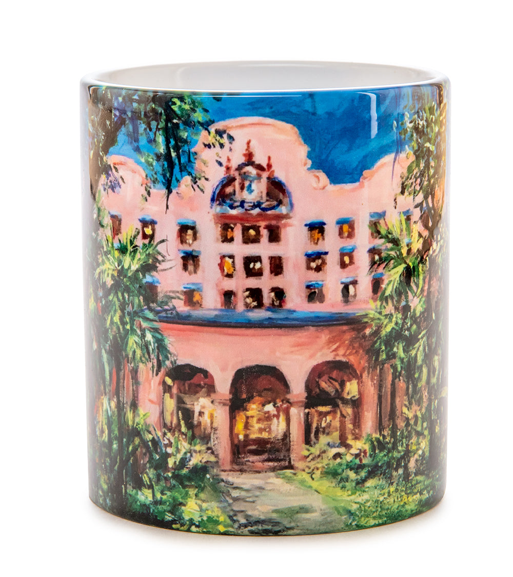 Taza rosa real con Eva Makk