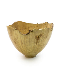 Bleached Maple Bowl with Natural Edge #32268C