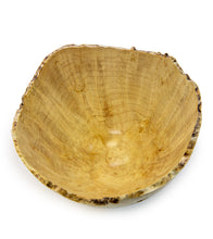 Bleached Maple Bowl with Natural Edge #32268C