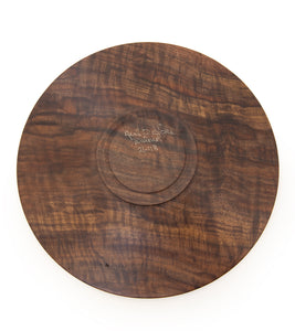 Walnut Platter with Beaded Rim #32273C