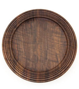 Walnut Platter with Beaded Rim #32273C