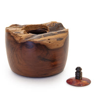 Redwood Natural Edge Copper Lidded Box #32730C