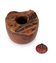 Redwood Natural Edge Copper Lidded Box #32730C