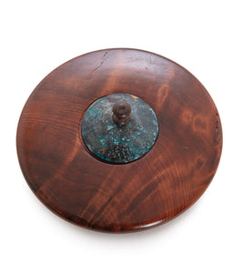 Redwood Copper lidded Vessel #36343C