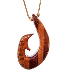 5 Piece Ulua Hook Koa Maple Hook Pendant