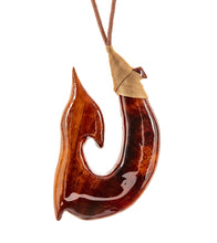 Premium Curly Koa Hook Pendant