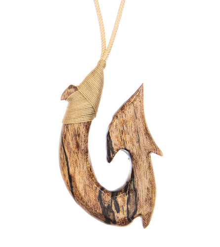 Spalted Waimea Hook Pendant