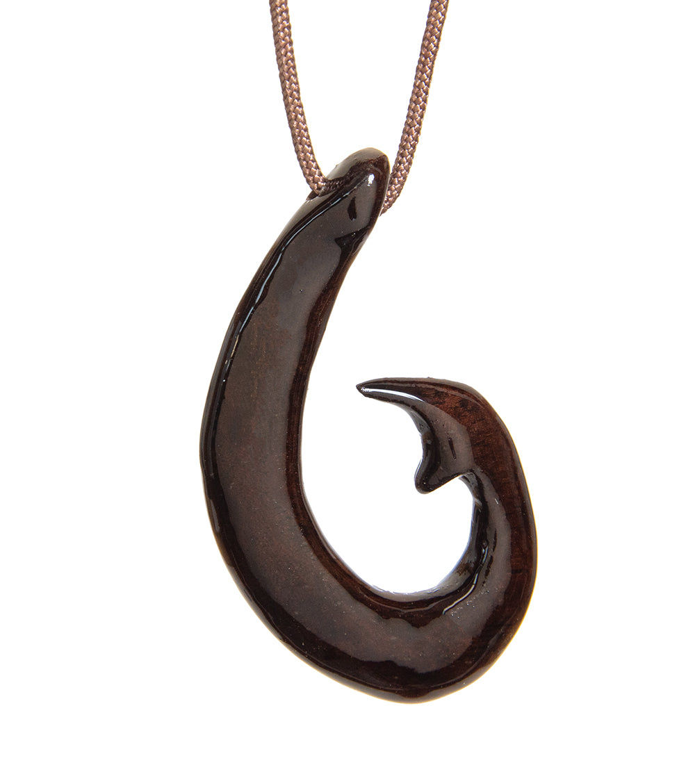 USSM Teak Hook Pendant - DEWE35901C