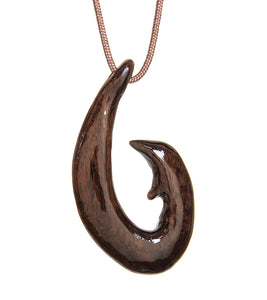 USSM Teak Hook Pendant