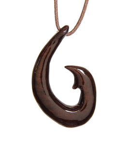 USSM Teak Hook Pendant