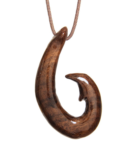 USSM Teak Hook Pendant