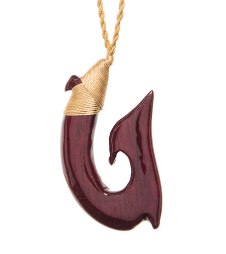 Purple Heart Hook Pendant