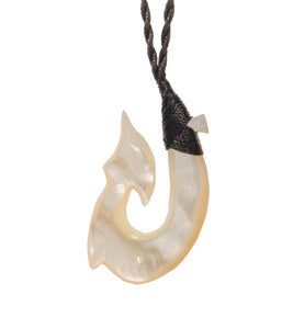 Mother-of-Pearl Hook Pendant