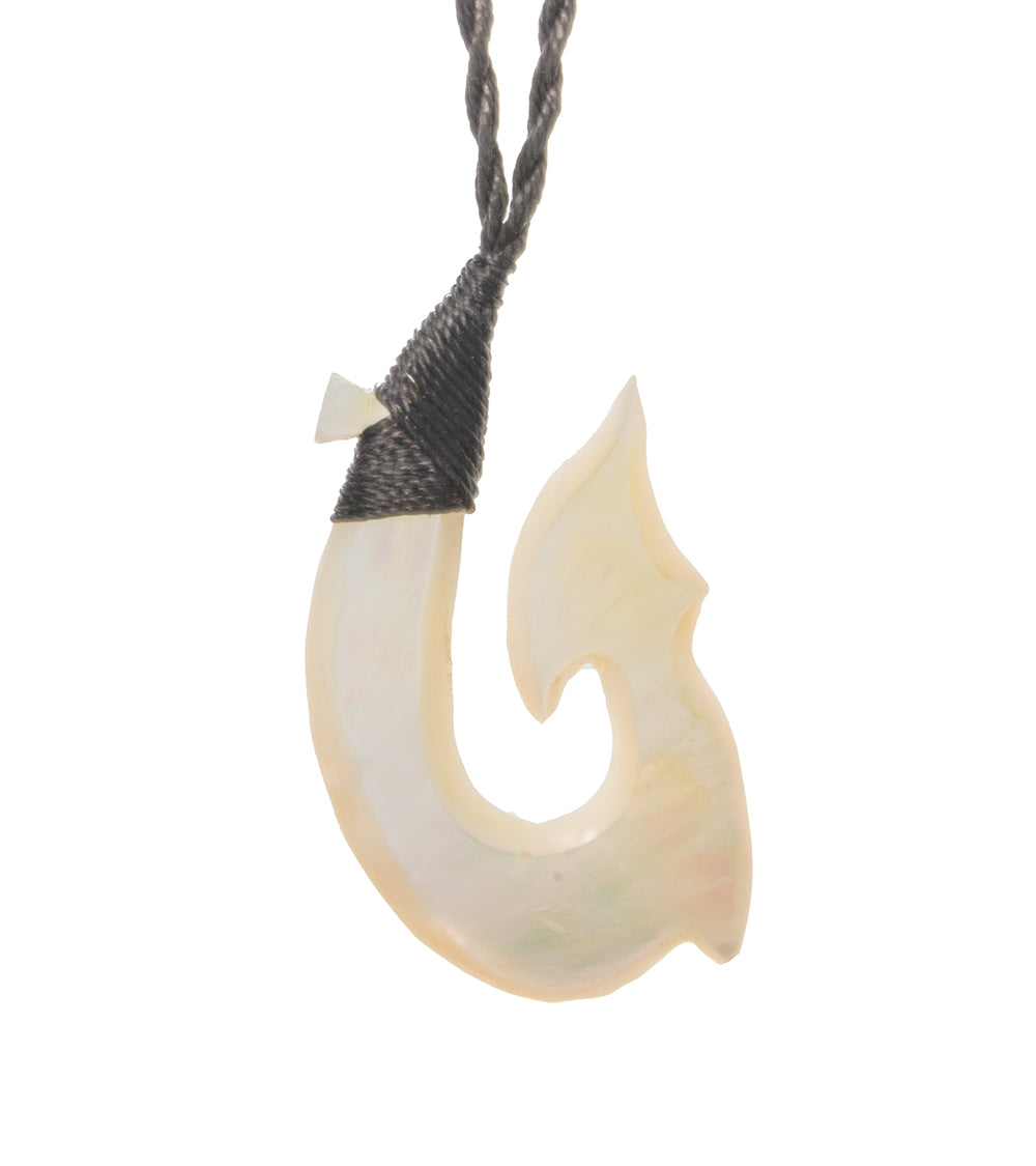 Mother-of-Pearl Hook Pendant