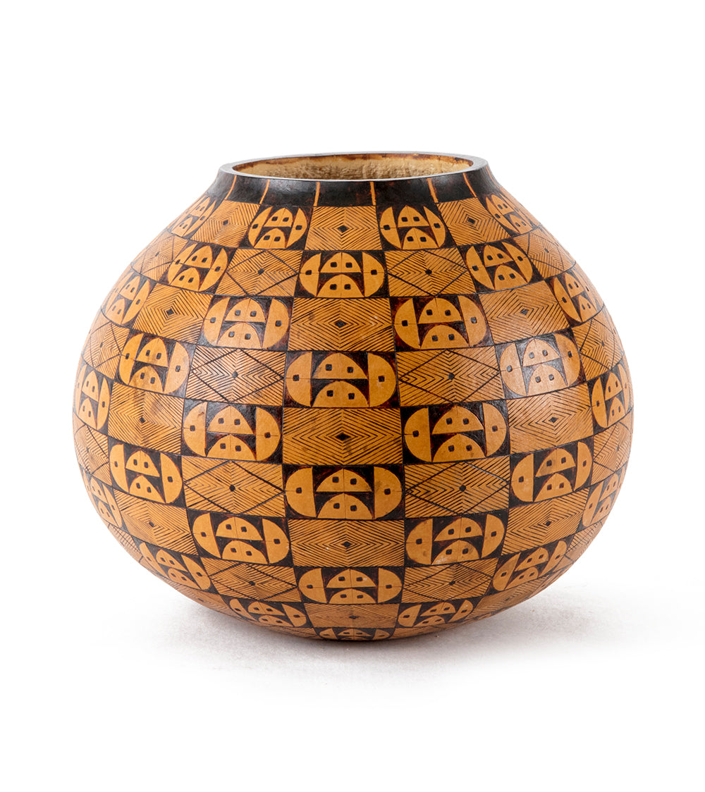 Pyrography Ipu Gourd 